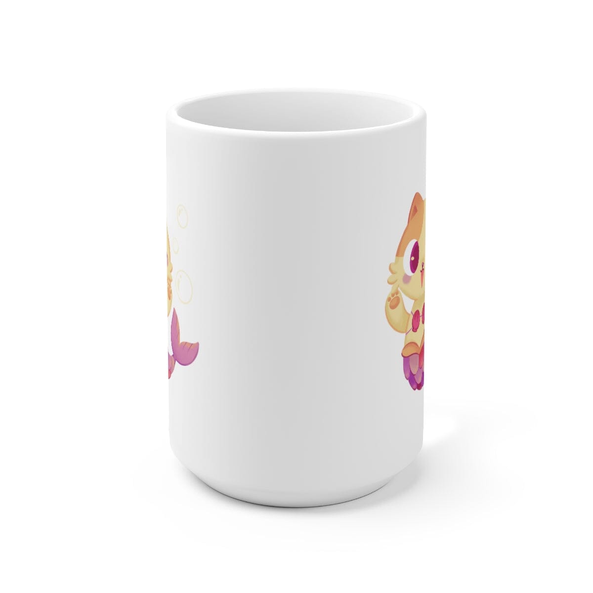 Meowmaid (Pink) 15oz Mug