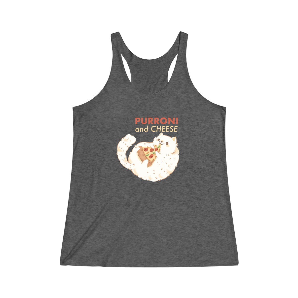 Purroni and Cheese Racerback Tank
