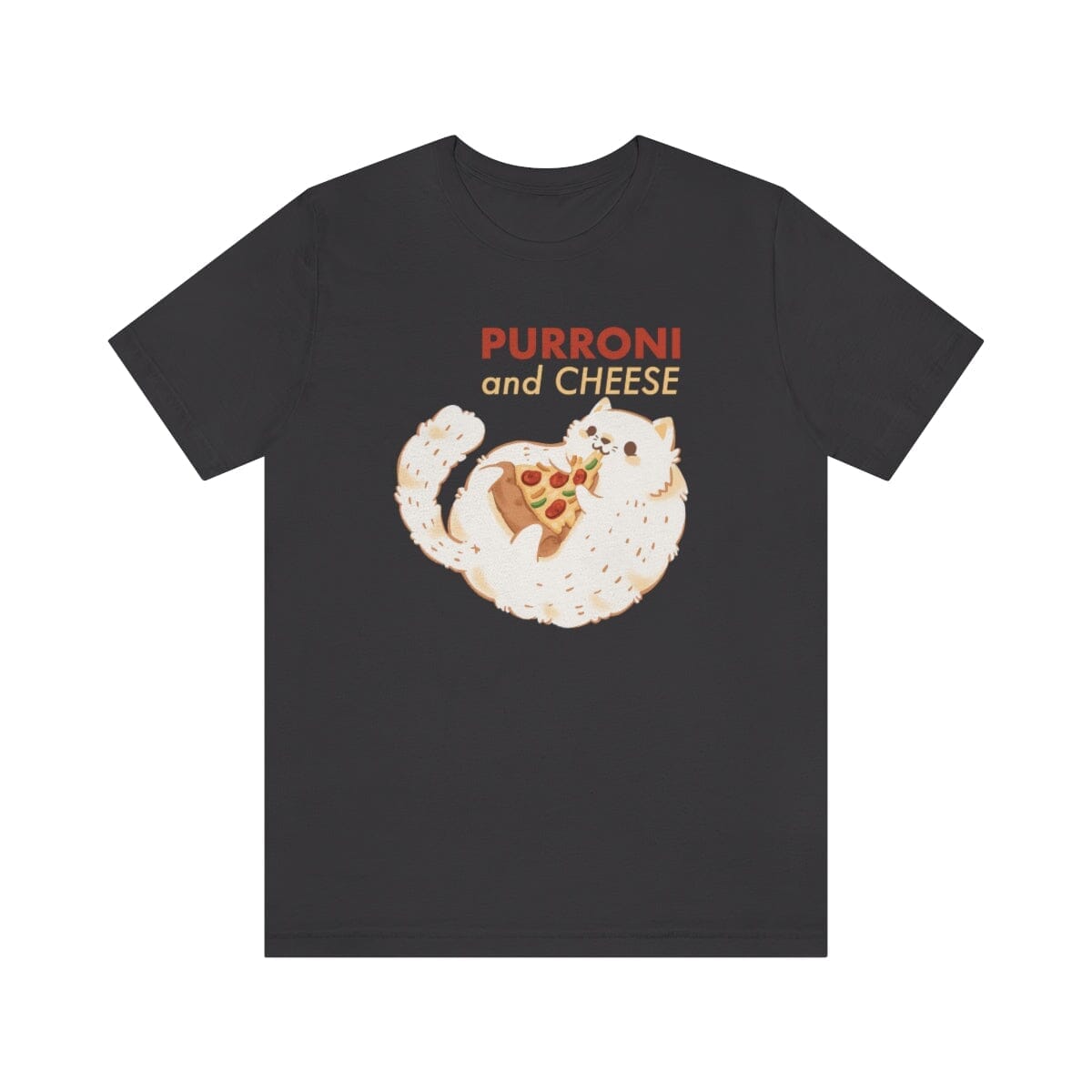 Cute cat and taco shirt hanging on a rack in a clothing store