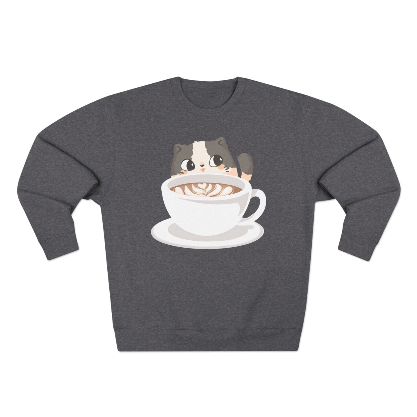 Meowlatte Unisex Crewneck Sweatshirt