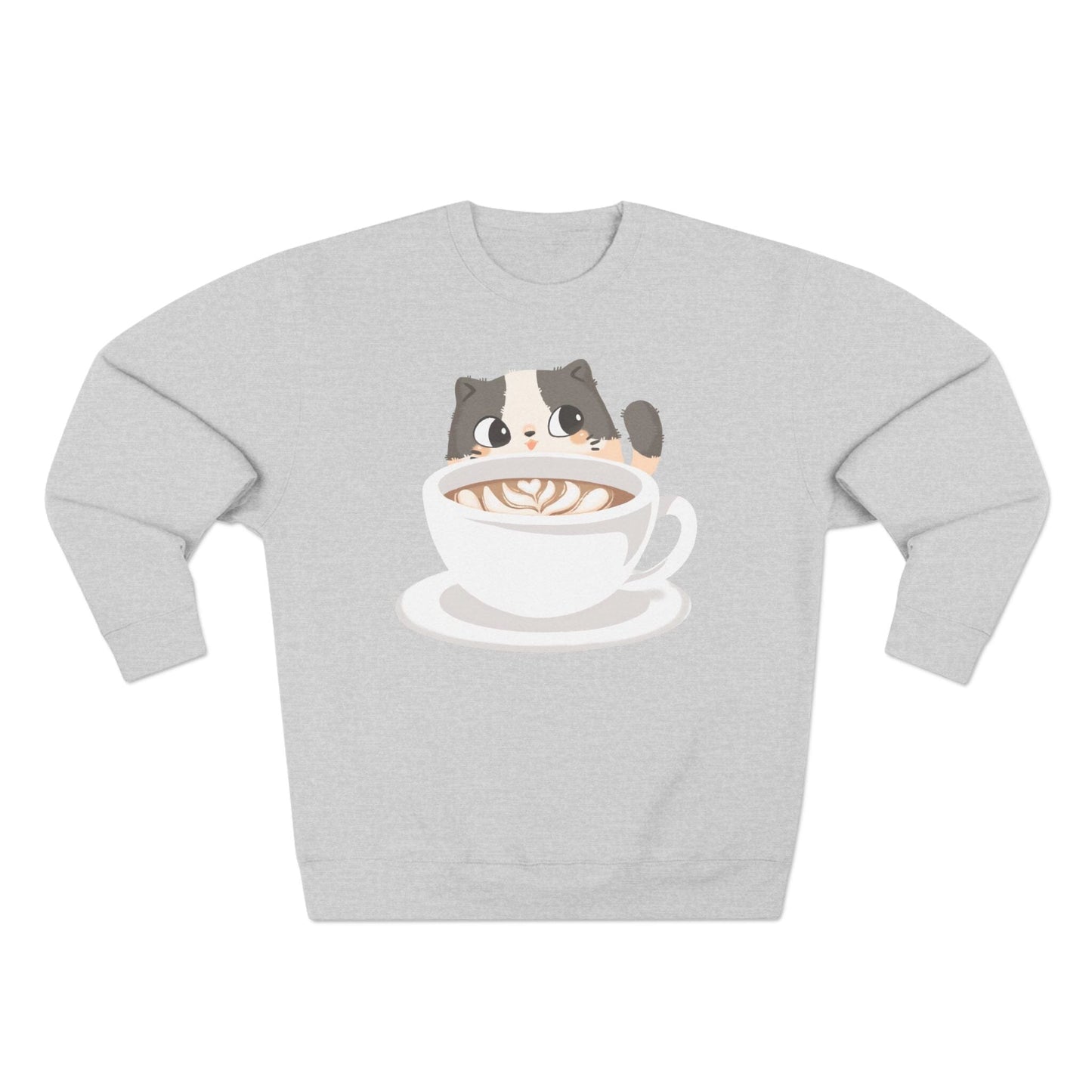 Meowlatte Unisex Crewneck Sweatshirt