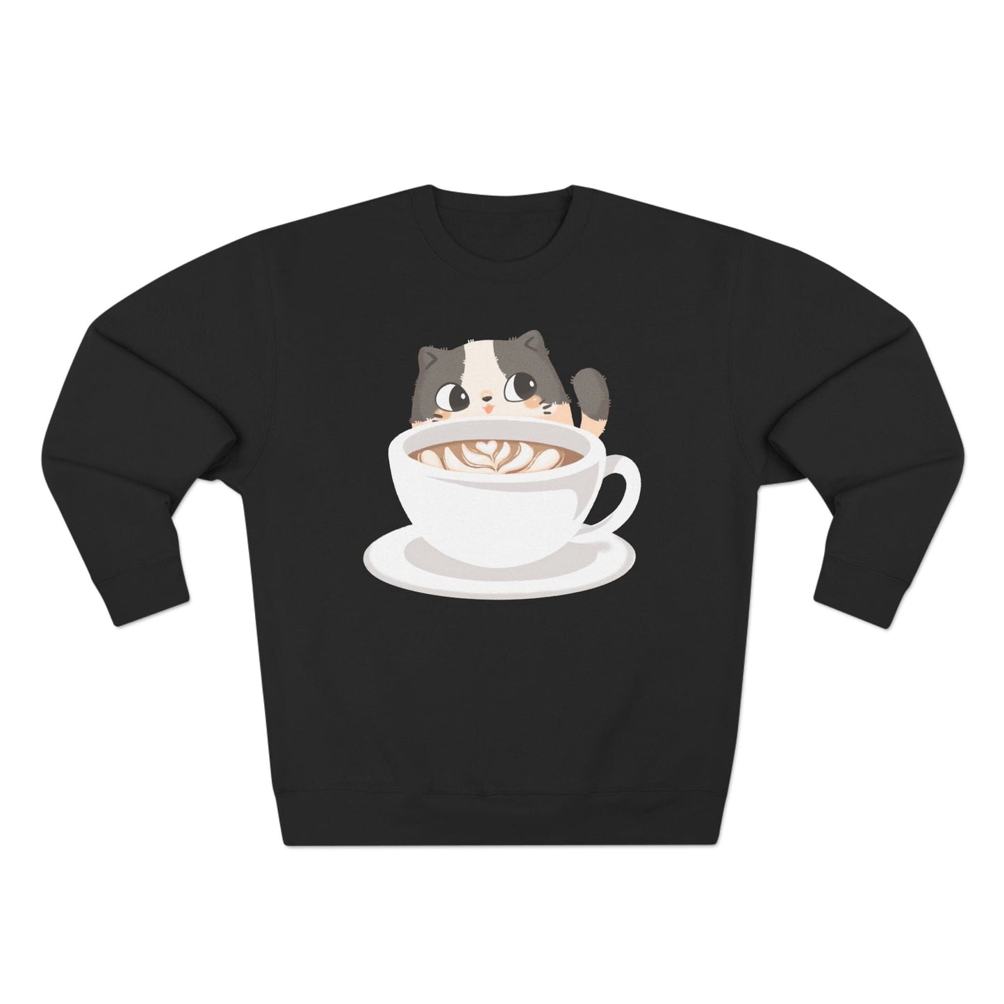 Meowlatte Unisex Crewneck Sweatshirt