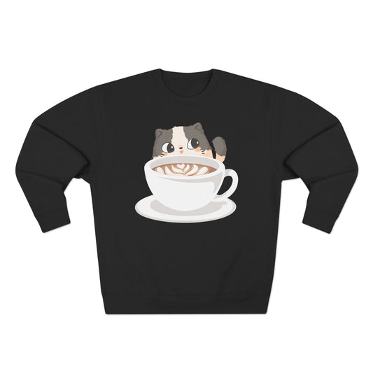 Meowlatte Unisex Crewneck Sweatshirt