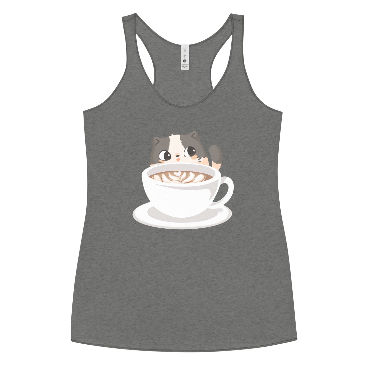 Meowlatte Racerback Tank