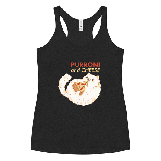 Purroni and Cheese Racerback Tank