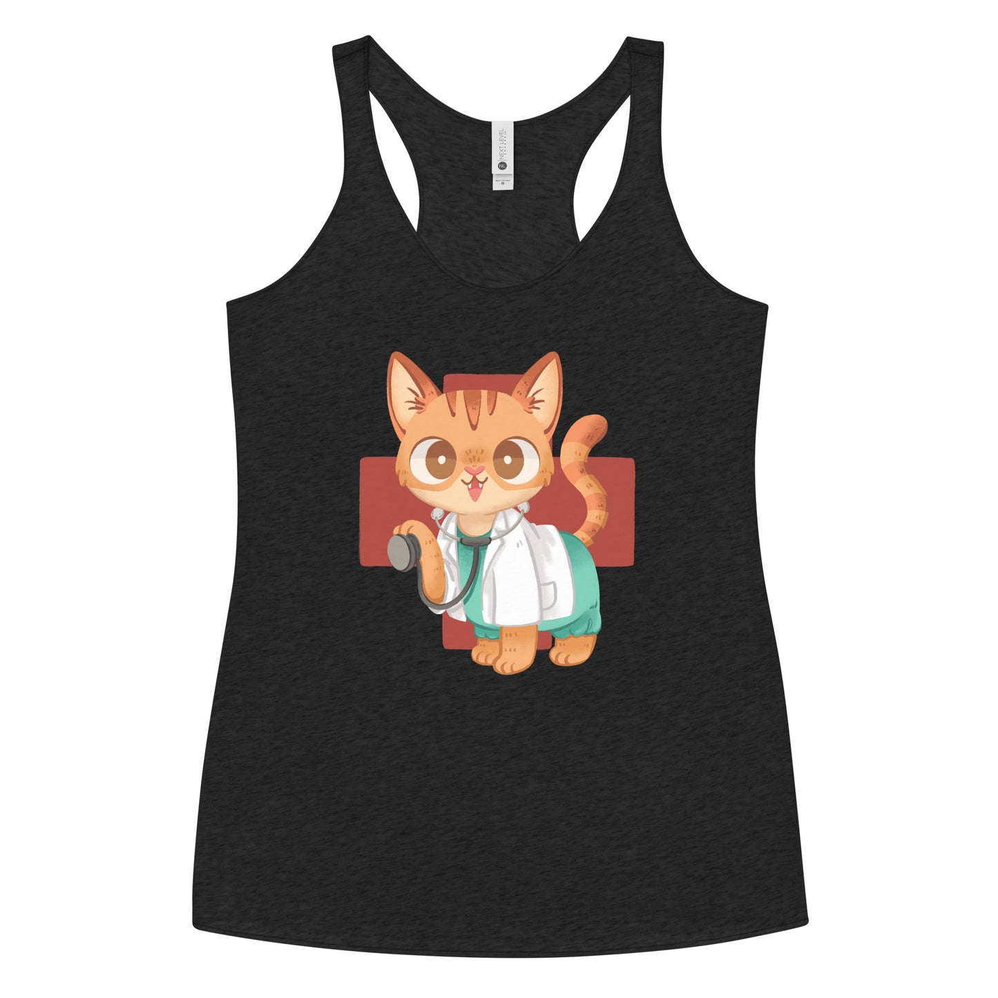 Meowdical Heroes Racerback Tank
