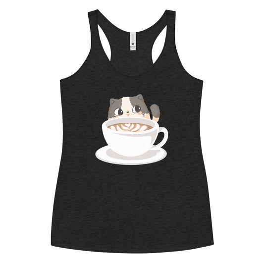 Meowlatte Racerback Tank