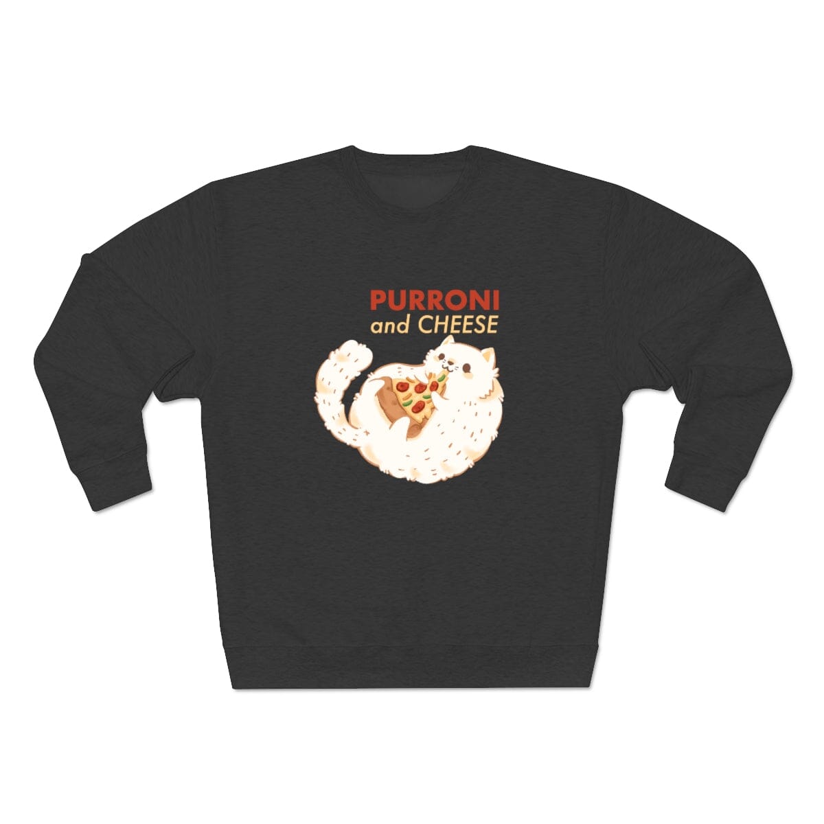 Purroni and Cheese Unisex Crewneck Sweatshirt