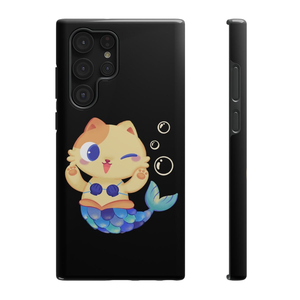 Meowmaid (Blue) Tough Samsung Case