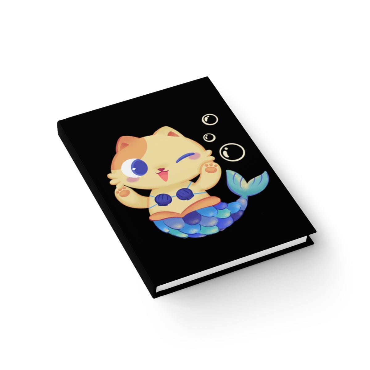Meowmaid (Blue) Journal