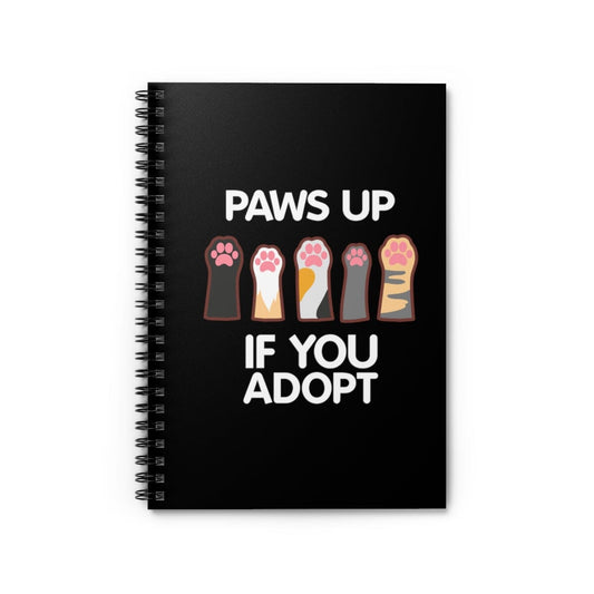 Paws Up Spiral Notebook
