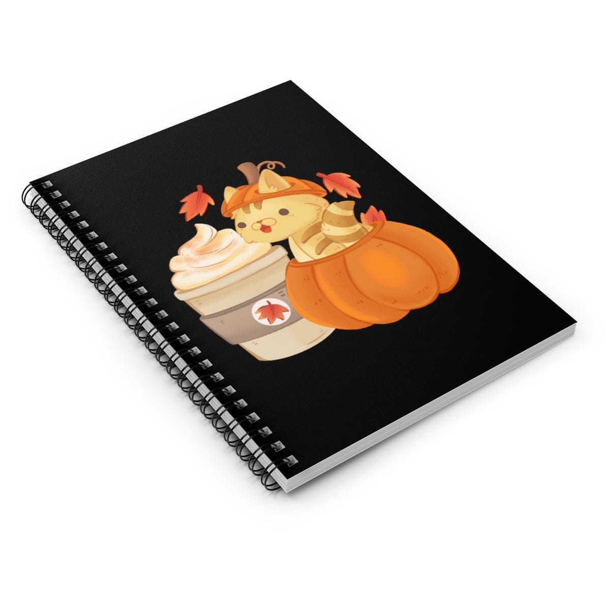 Pumpkin Spice Kitten Spiral Notebook