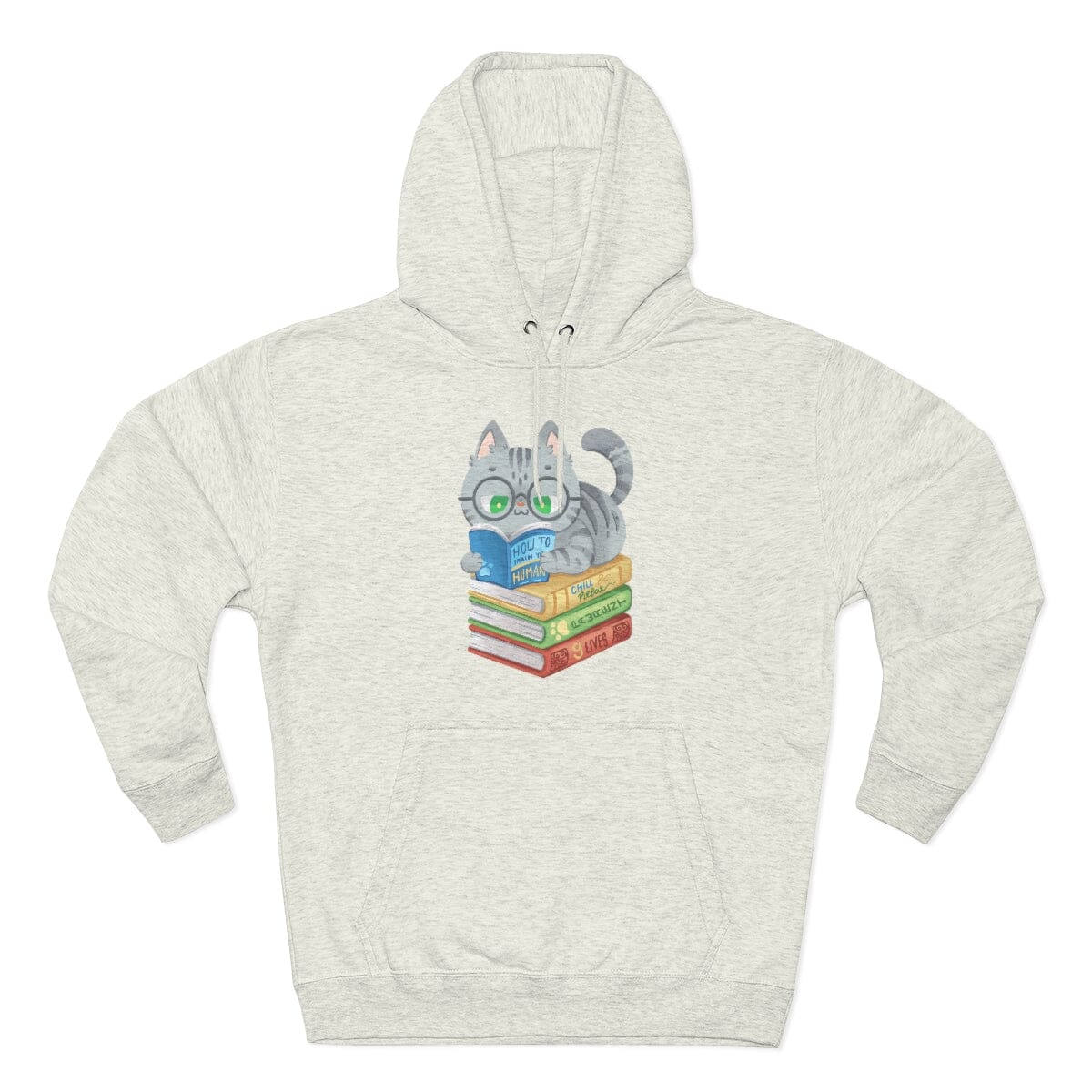 Cats and Books Unisex Hoodie