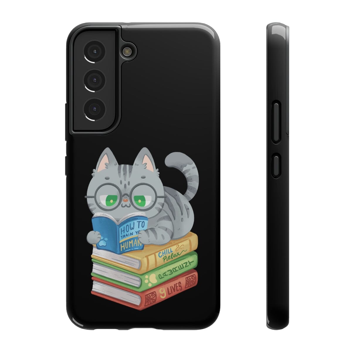 Cats and Books Tough Samsung Case
