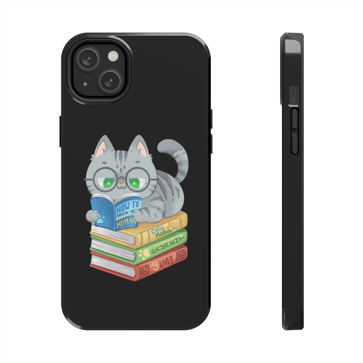 Cats and Books Tough iPhone Case by Case Mate