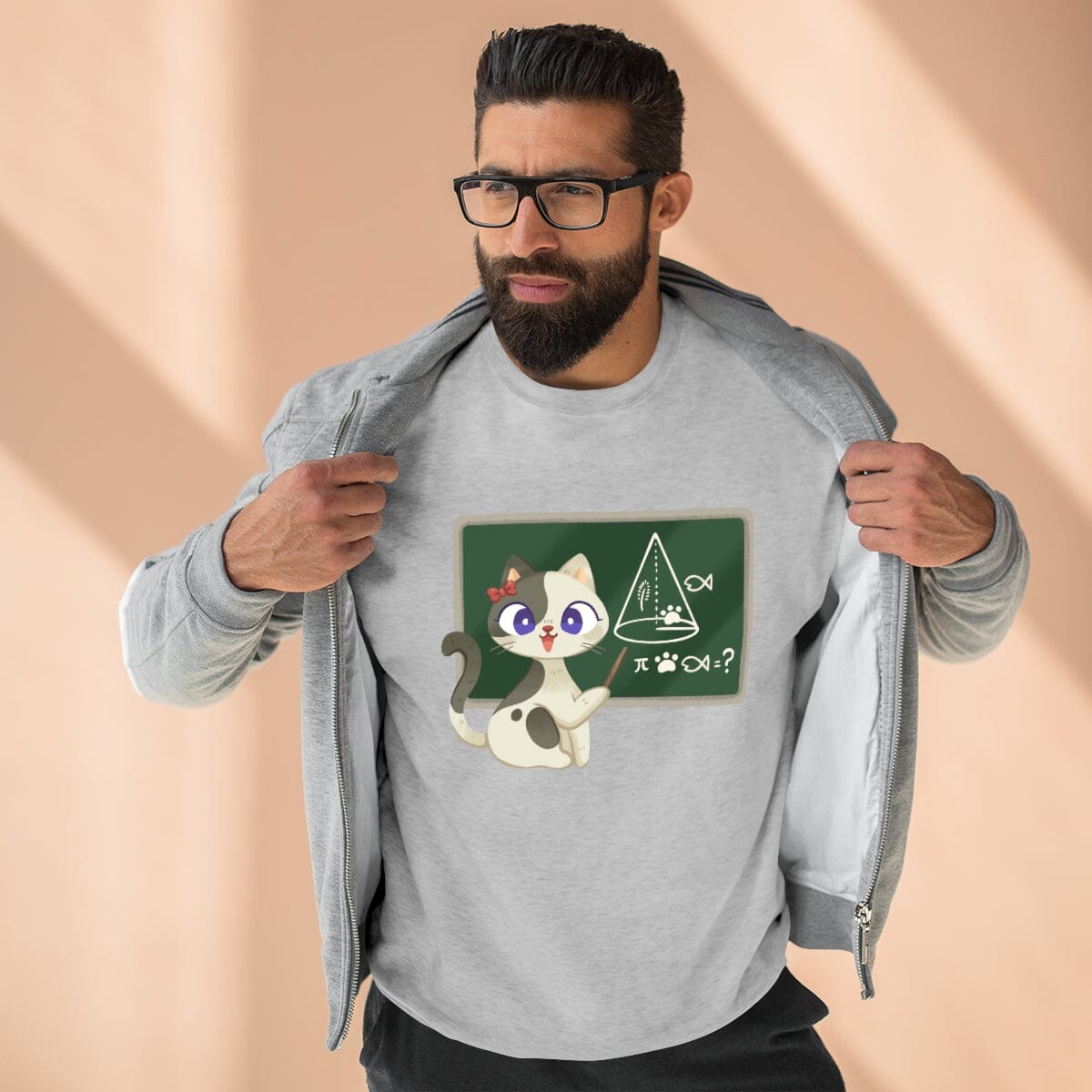 Professor Mittens Unisex Crewneck Sweatshirt