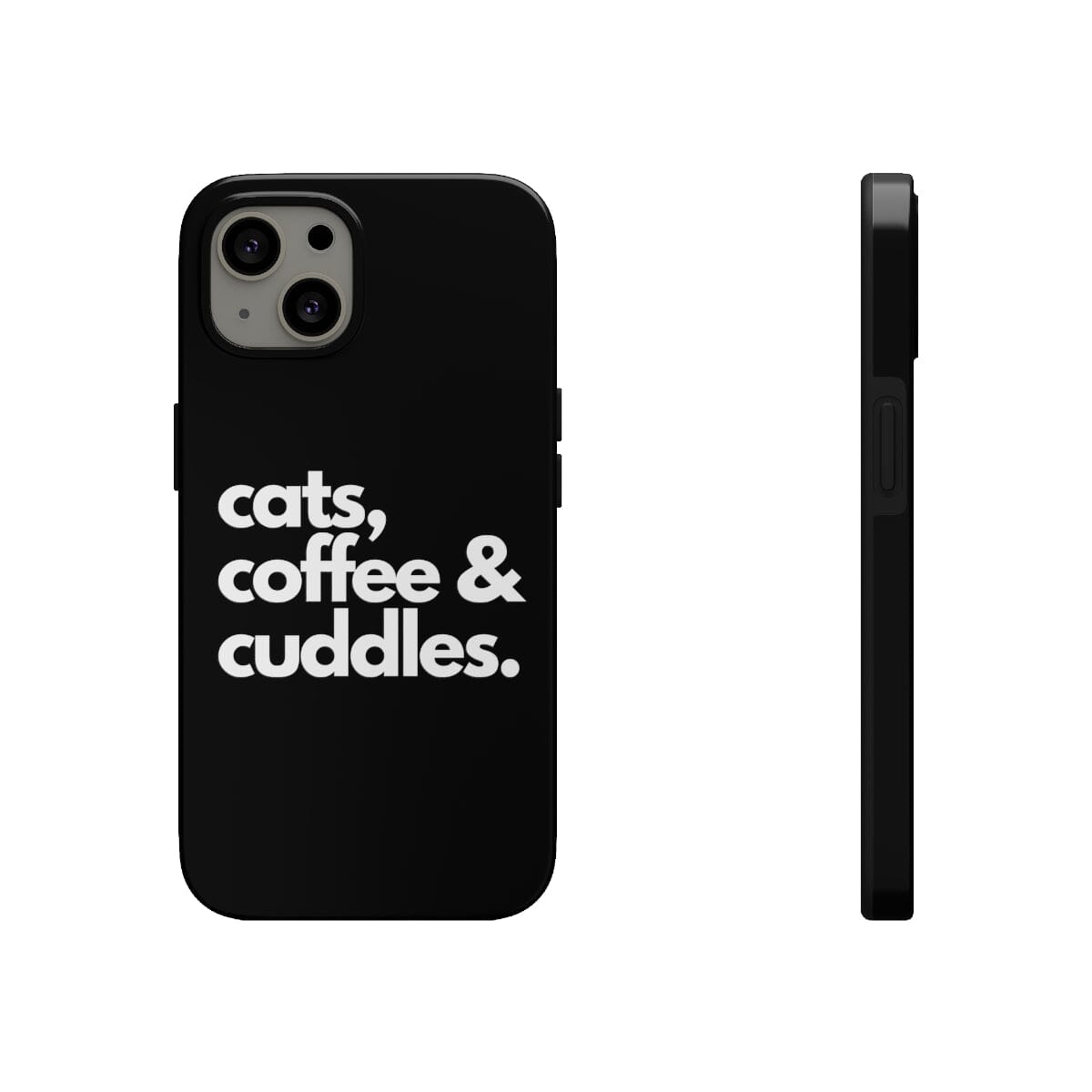 Cats Coffee & Cuddles Tough iPhone Case by Case Mate