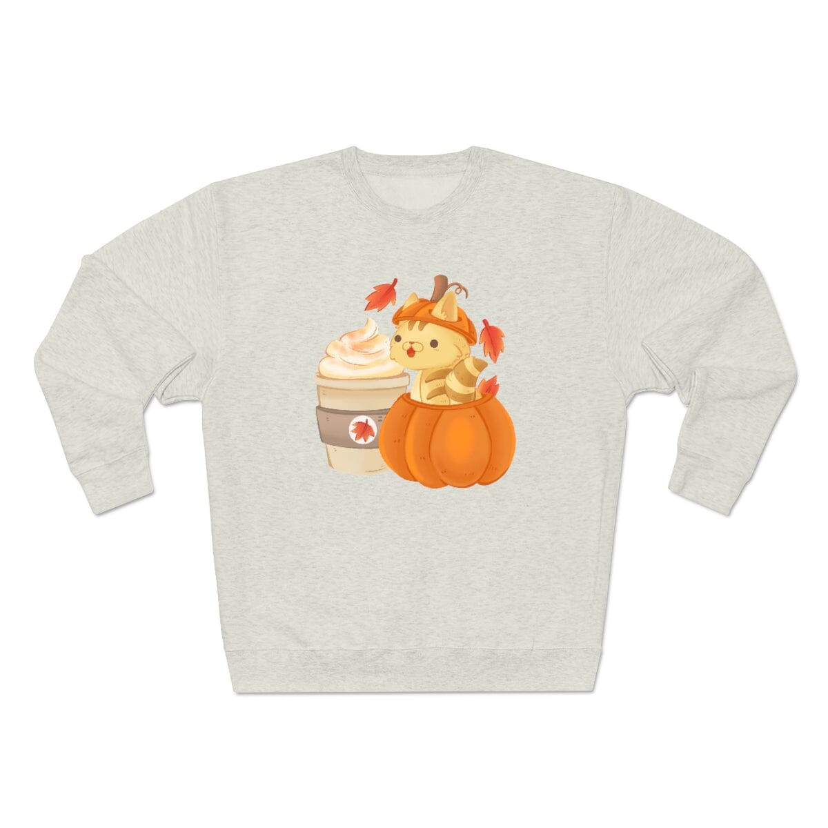 Pumpkin Spice Kitten Unisex Crewneck Sweatshirt