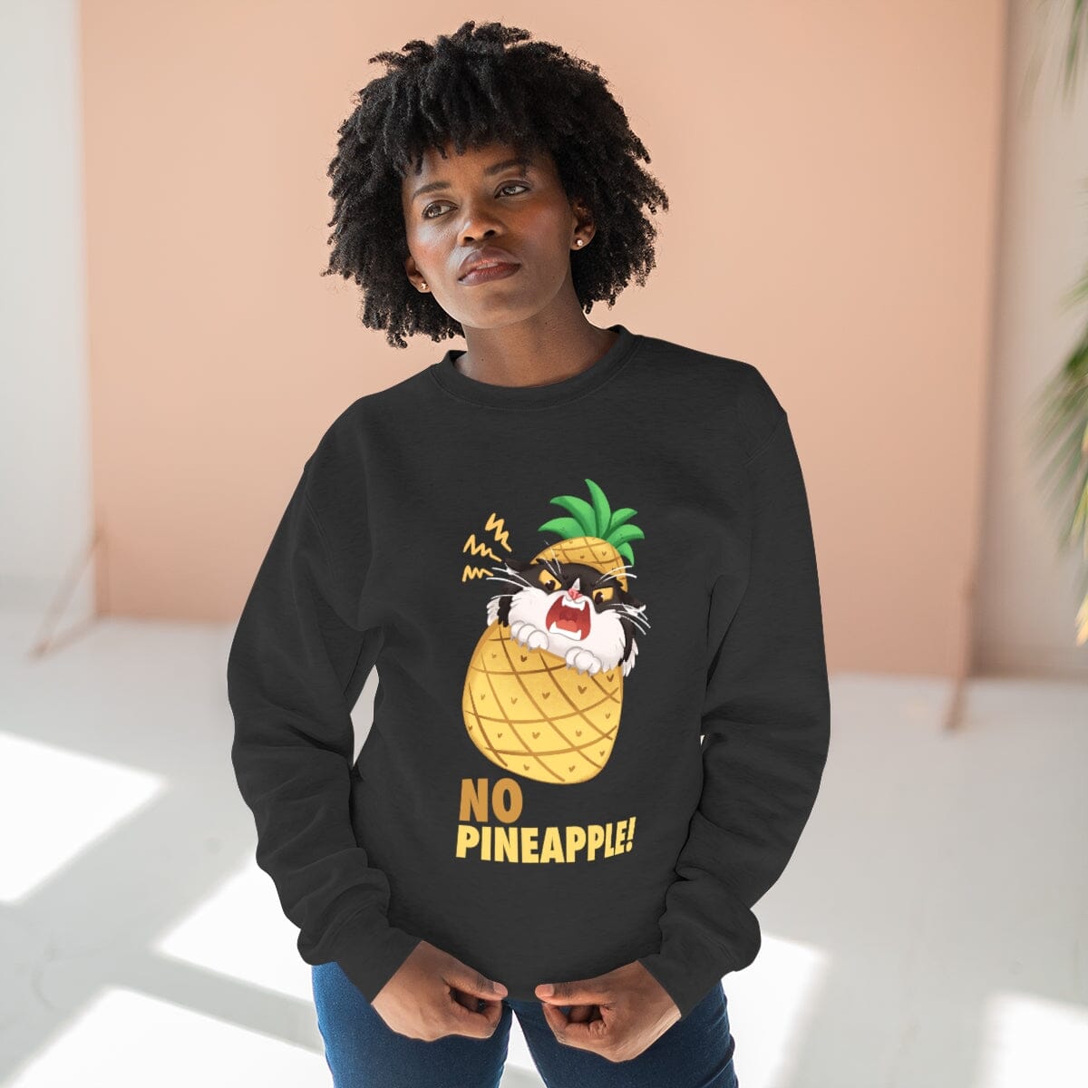 eatdrinkcat x W & F No Pineapple! Unisex Crewneck Sweatshirt