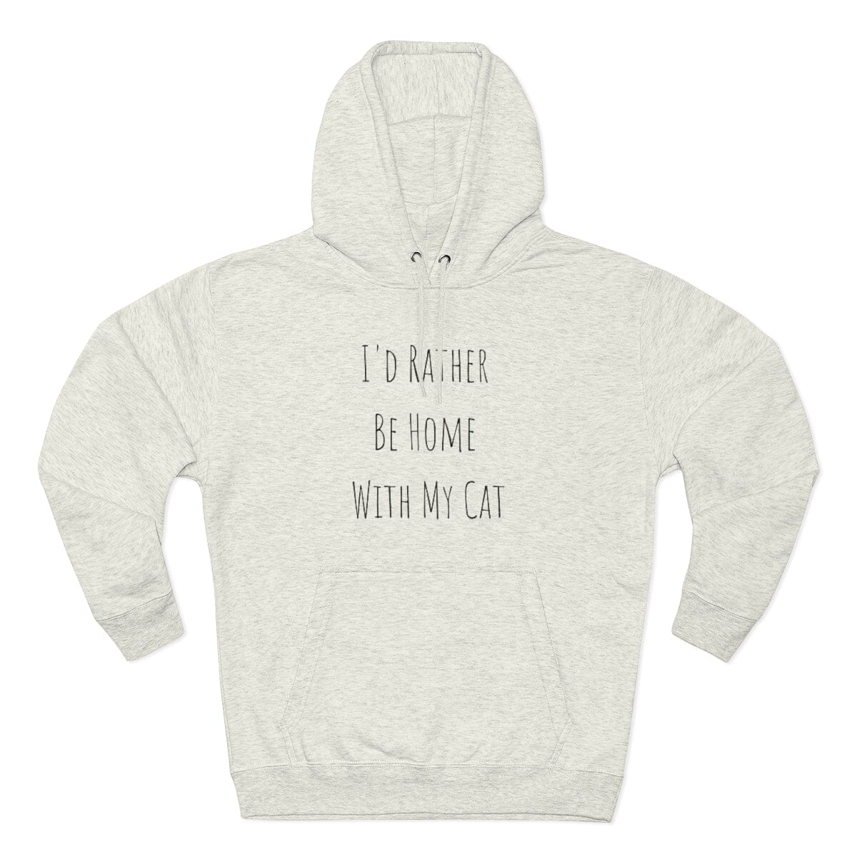 I'd Rather Be Home With My Cat Unisex Hoodie