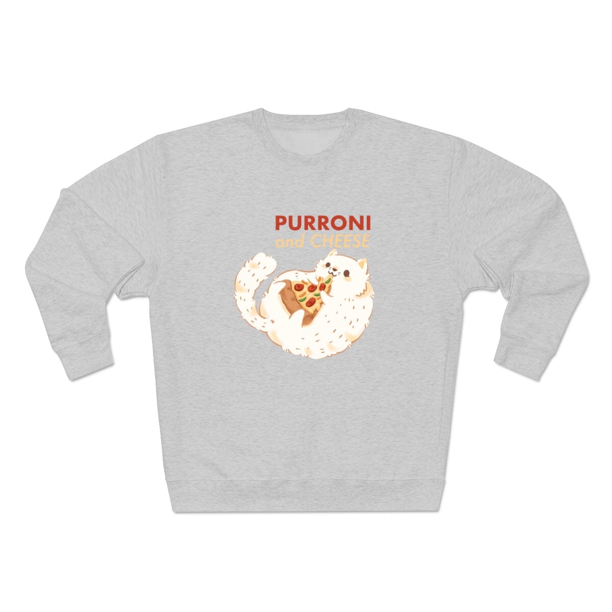 Purroni and Cheese Unisex Crewneck Sweatshirt