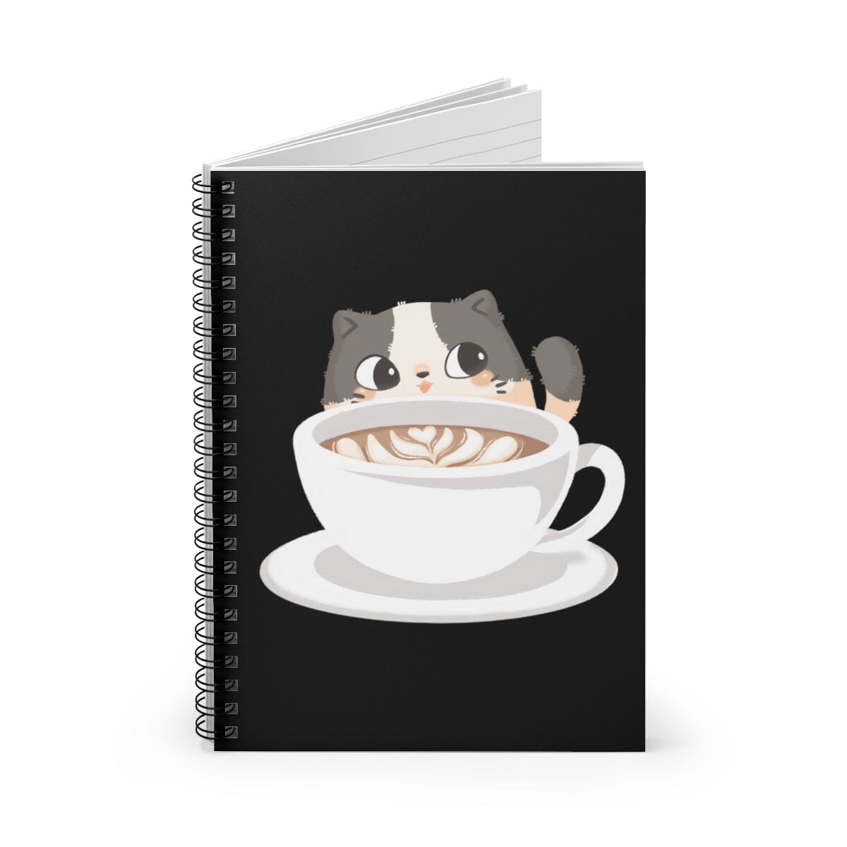 Meowlatte Spiral Notebook