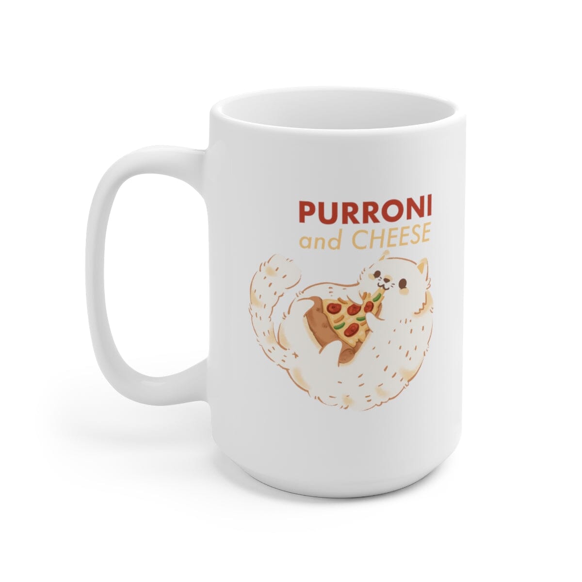 Purroni and Cheese 15oz Mug