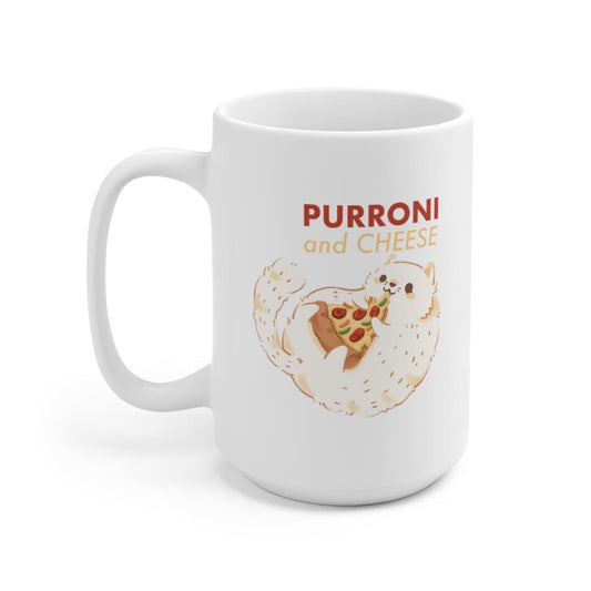 Purroni and Cheese 15oz Mug
