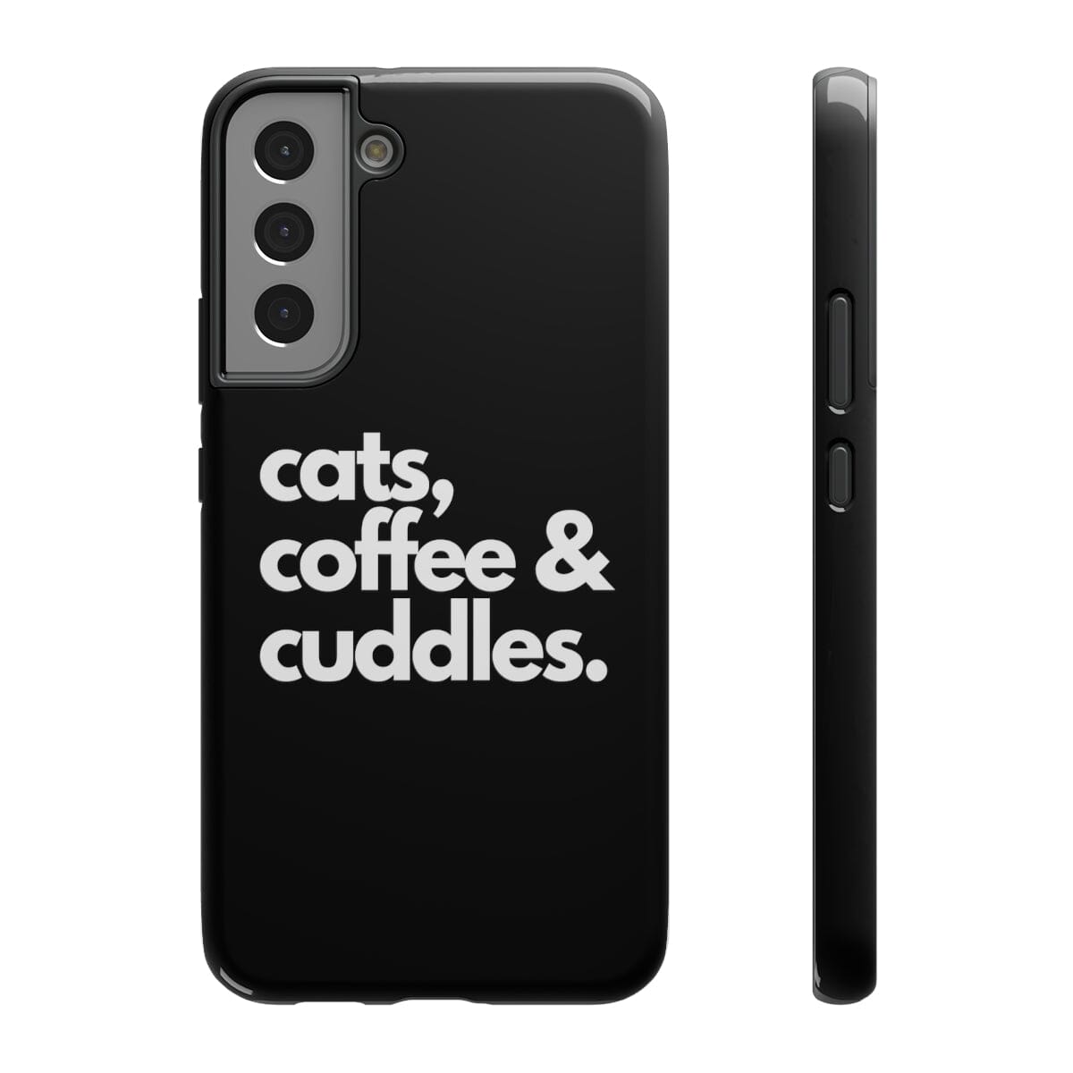 Cats Coffee & Cuddles Tough Samsung Case