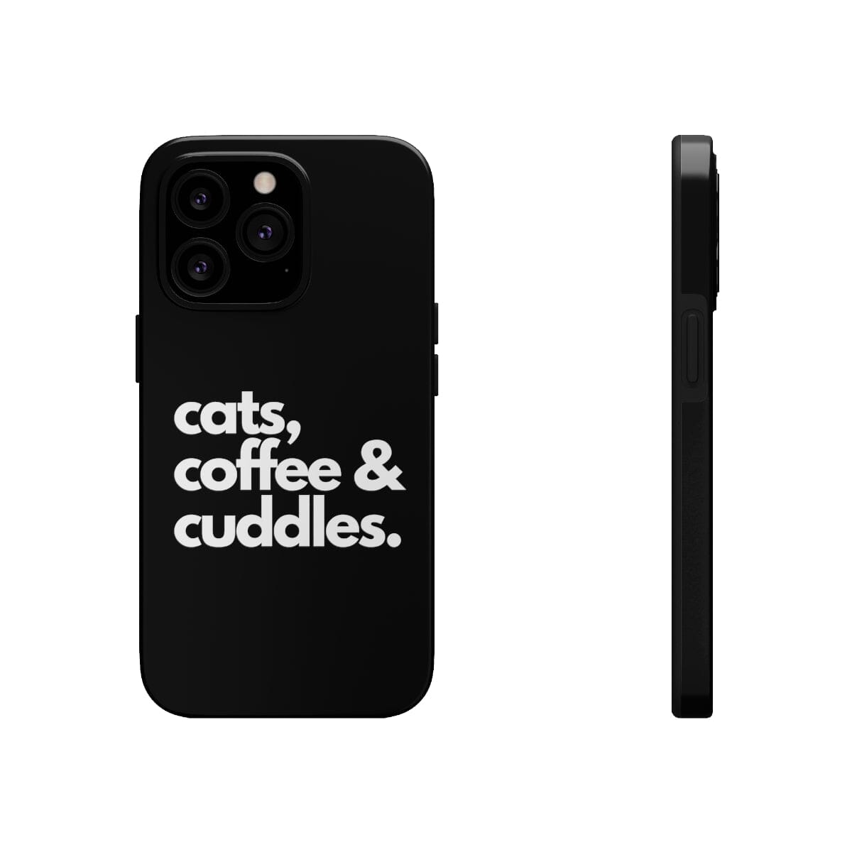 Cats Coffee & Cuddles Tough iPhone Case by Case Mate