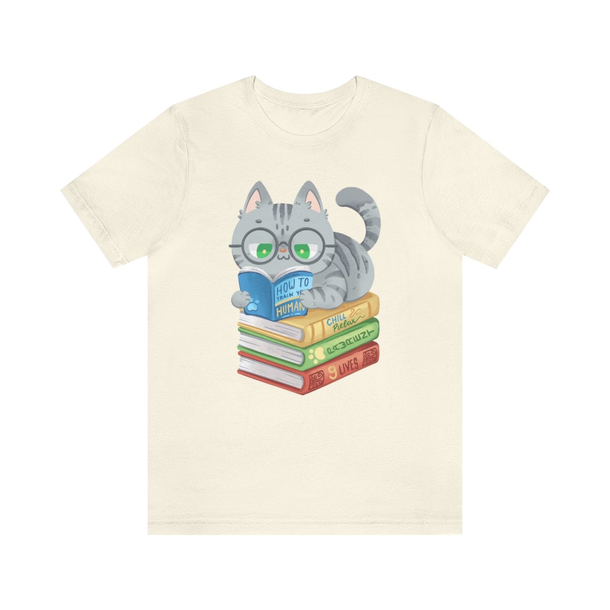 Cats and Books Premium Unisex Tee