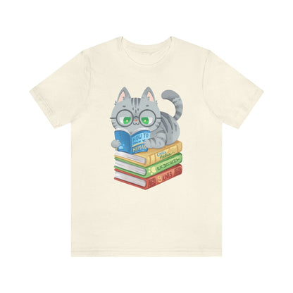 Cats and Books Premium Unisex Tee