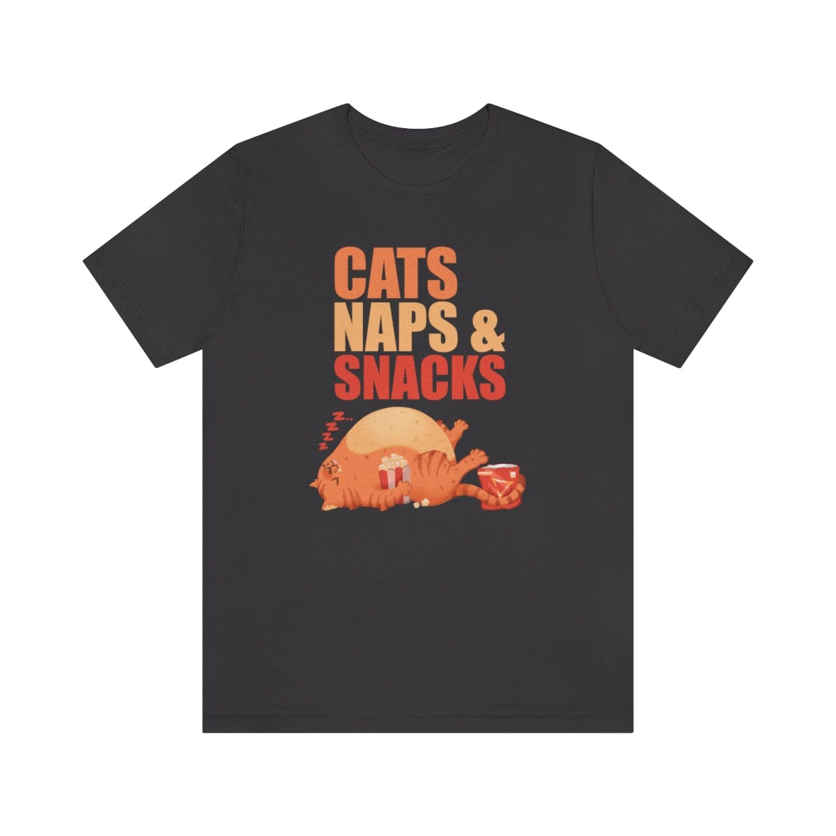 Cats Naps & Snacks Premium Unisex Tee