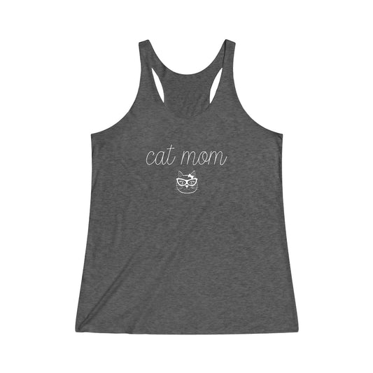 Cat Mom Racerback Tank