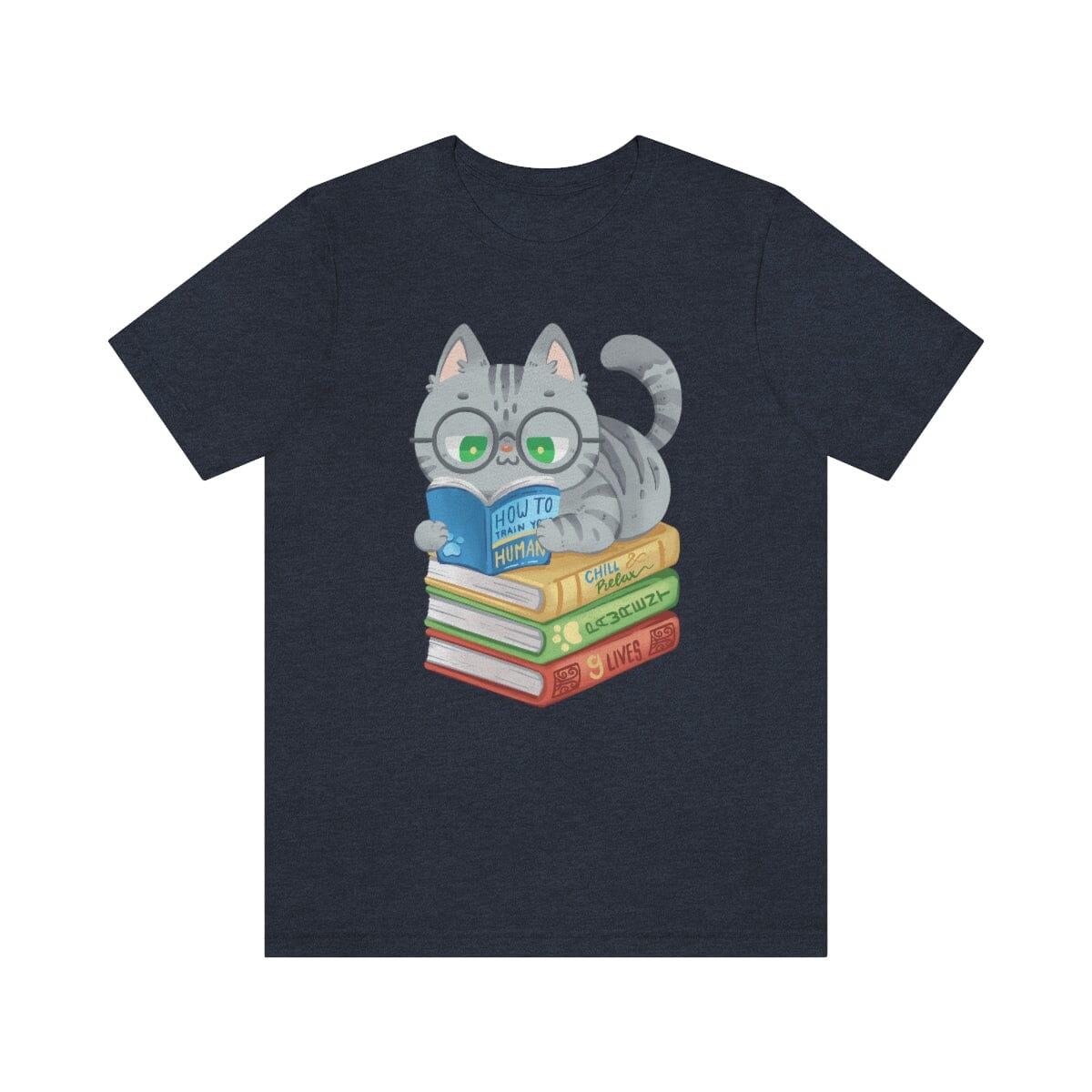 Cats and Books Premium Unisex Tee