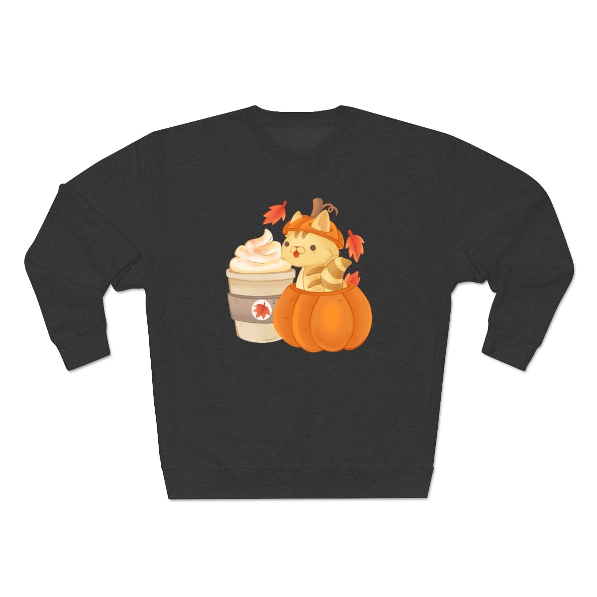 Pumpkin Spice Kitten Unisex Crewneck Sweatshirt