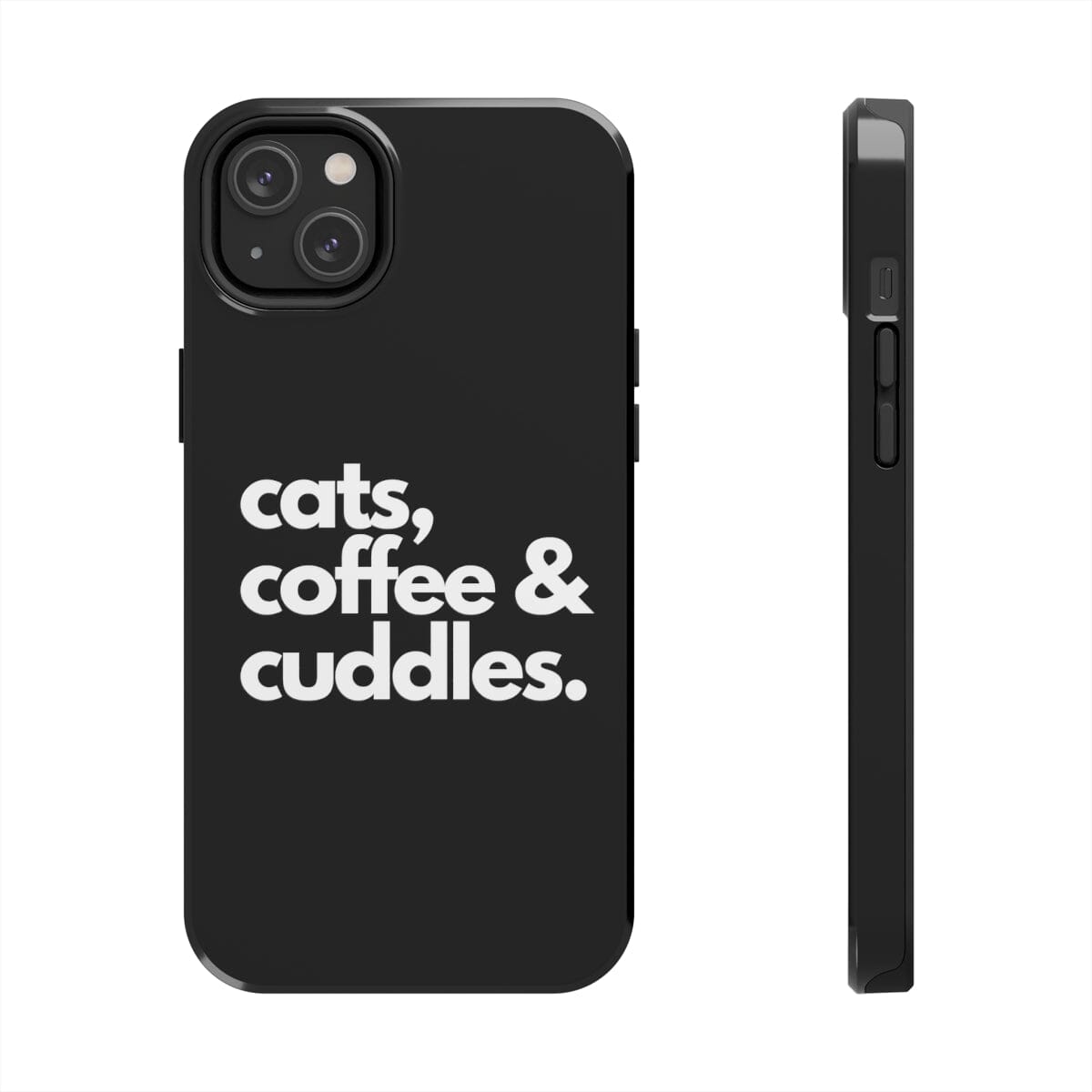 Cats Coffee & Cuddles Tough iPhone Case by Case Mate