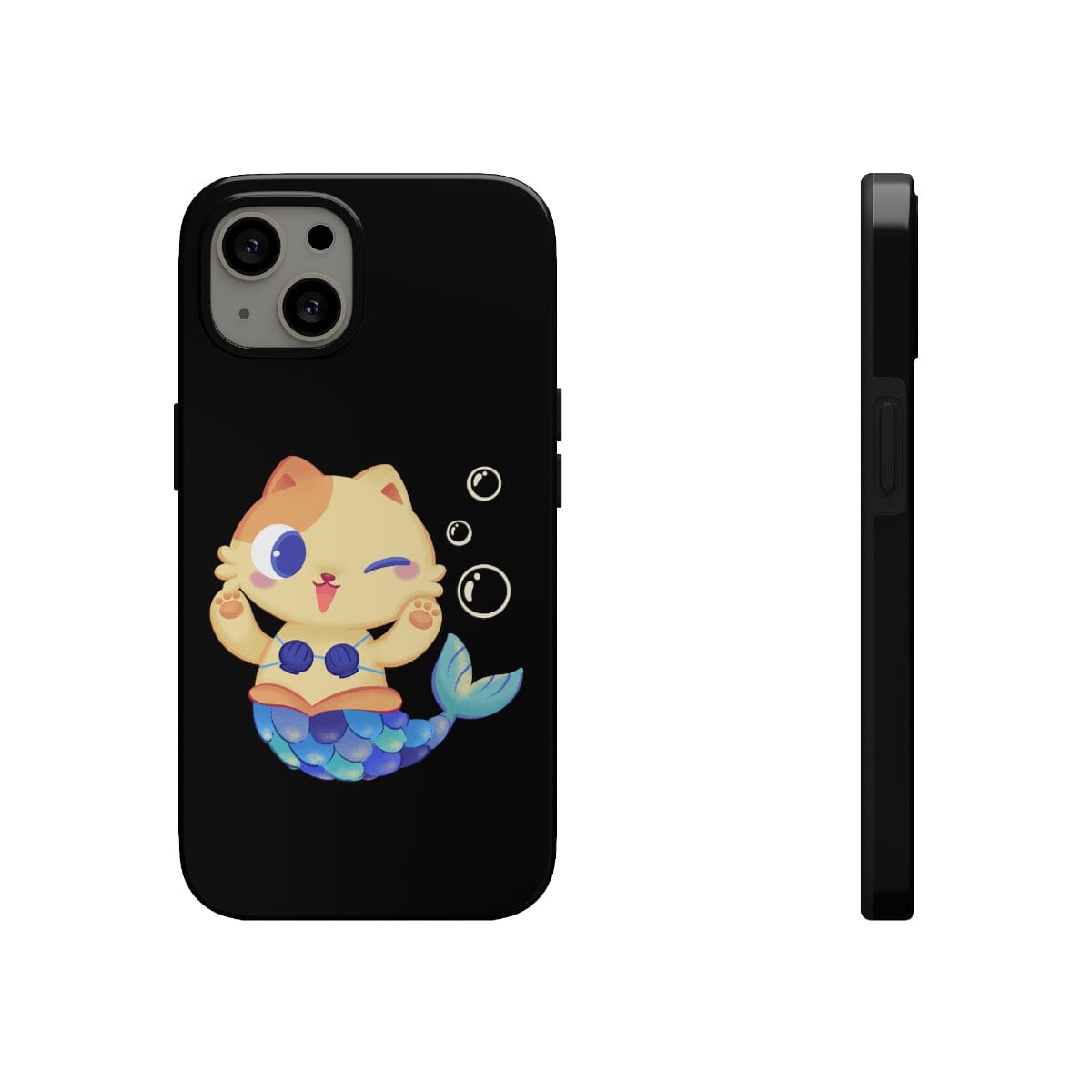 Meowmaid (Blue) Tough iPhone Case by Case Mate