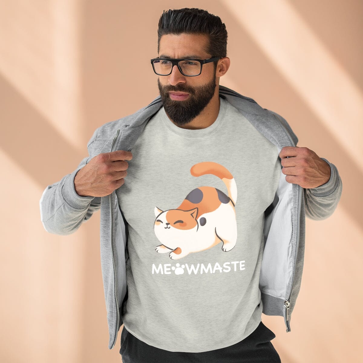 Meowmaste Unisex Crewneck Sweatshirt