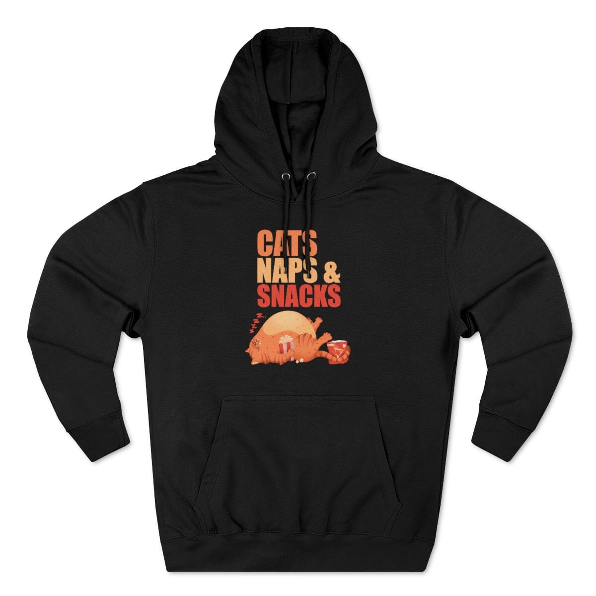 Cats Naps And Snacks Unisex Hoodie