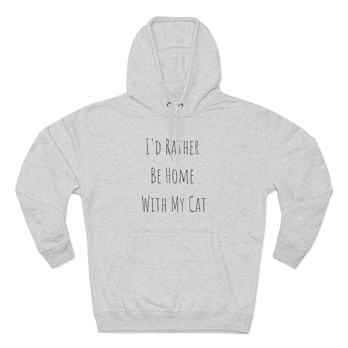 I'd Rather Be Home With My Cat Unisex Hoodie