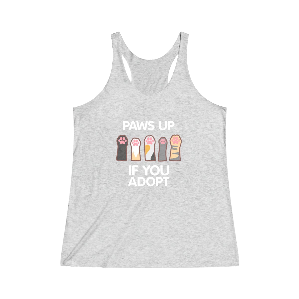Paws Up Adopt Racerback Tank