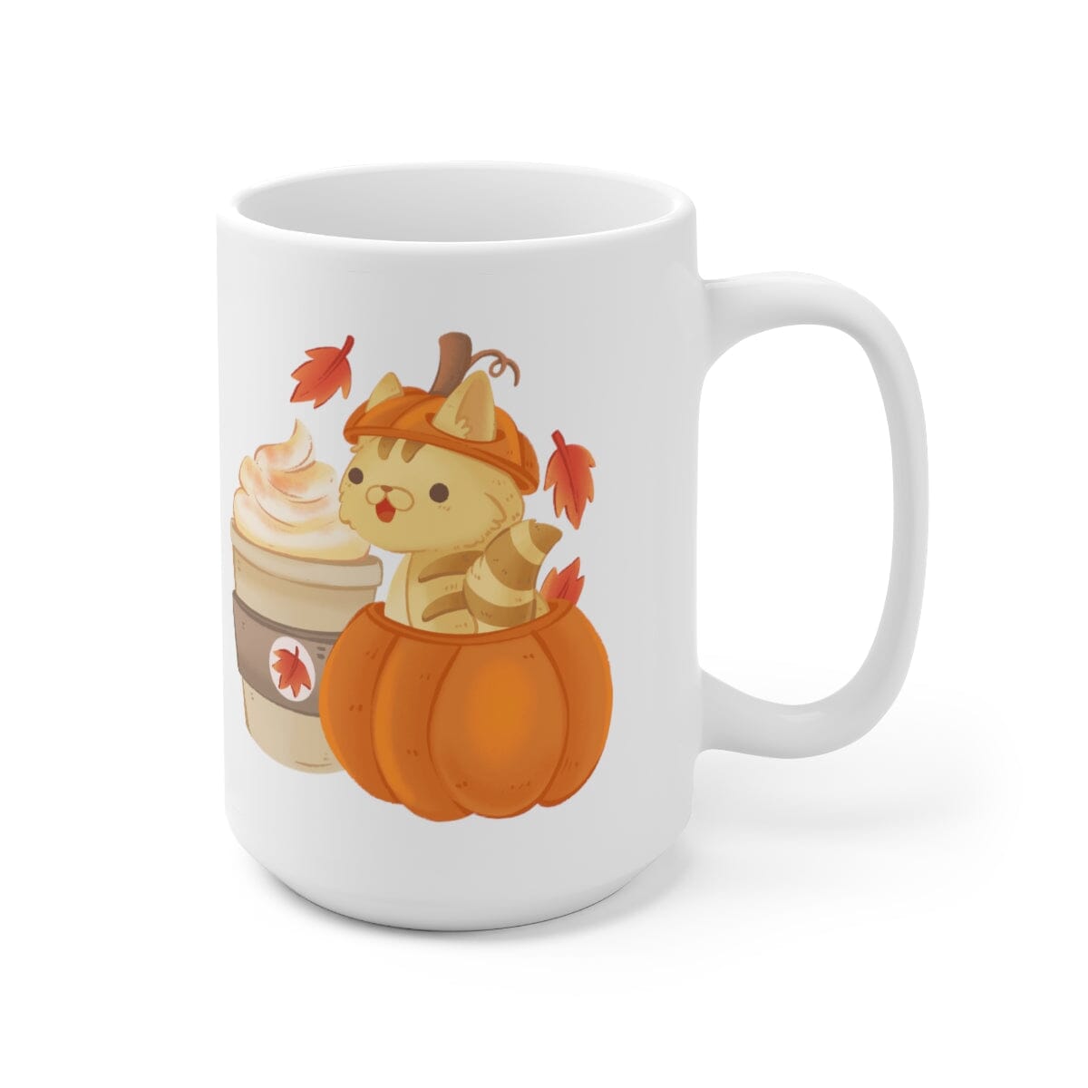 Pumpkin Spice Kitten 15oz Mug