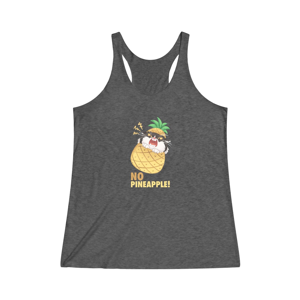 eatdrinkcat x W & F No Pineapple! Racerback Tank