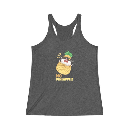 eatdrinkcat x W & F No Pineapple! Racerback Tank
