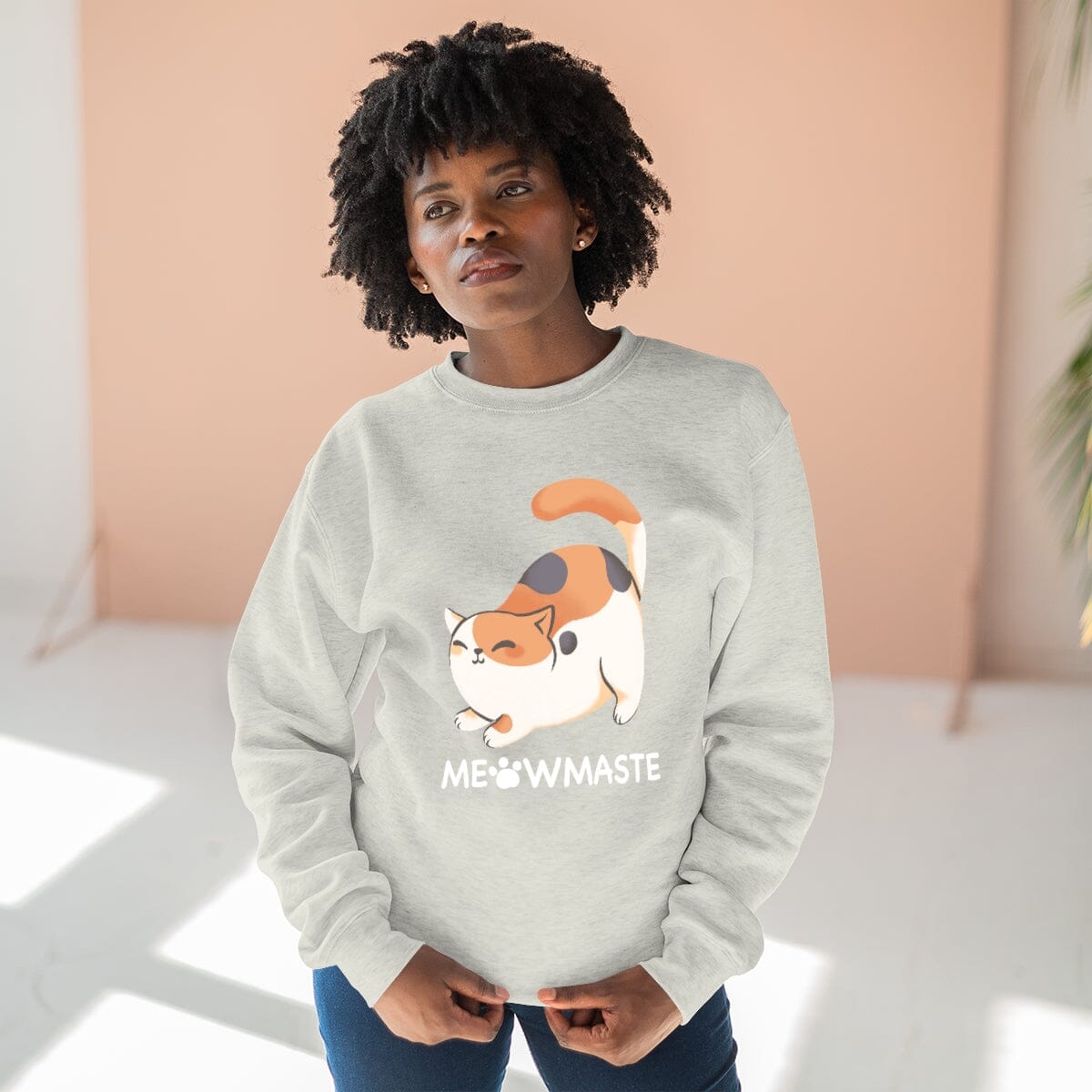 Meowmaste Unisex Crewneck Sweatshirt
