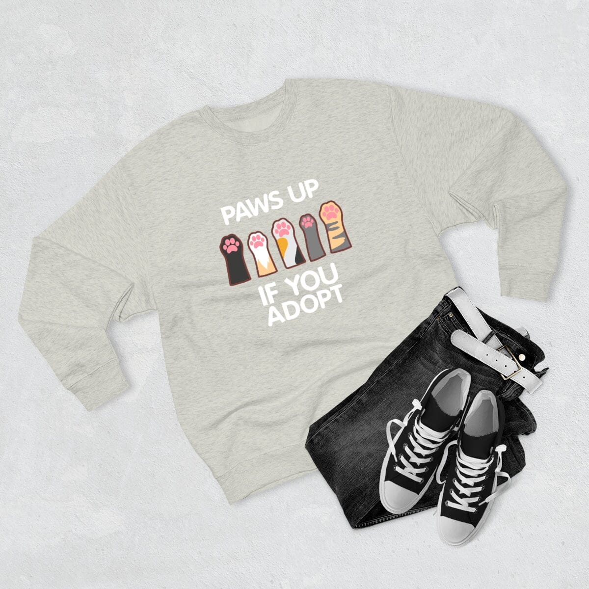 Paws Up Unisex Crewneck Sweatshirt