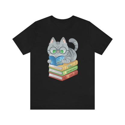 Cats and Books Premium Unisex Tee