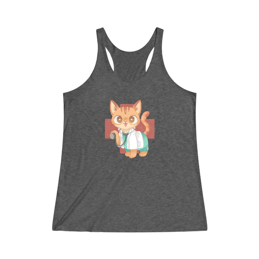 Meowdical Heroes Racerback Tank