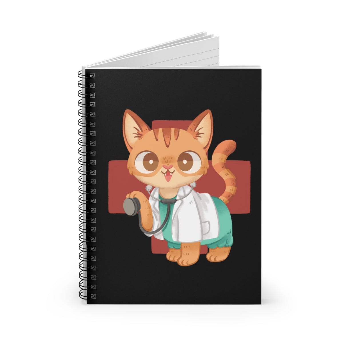 Meowdical Heroes Spiral Notebook